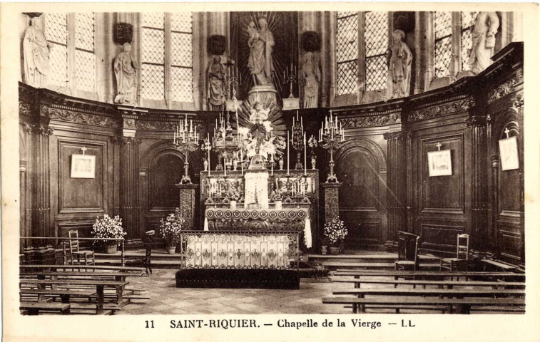 Saint-Riquier. Chapelle de la Vierge