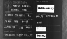 Cerisy (Cerisy-Gailly) : tables décennales (naissances, mariages, décès)
