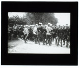 Manoeuvres du 11 juin 1904, les officiers à la critique à Belloy-sur-Somme