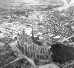 Vue aérienne de la ville avant la Reconstruction