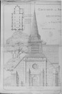 Commune de Bouchoir - Somme - Reconstruction du clocher