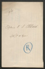 Témoignage de Allard, H. L. (Capitaine) et correspondance avec Jacques Péricard