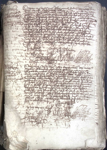 Etude de Me Antoine Limeu à Amiens (étude n°18). Minutes de l'année 1586