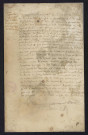 Documents concernant la rétrocession à Madeleine Arnauld, sa veuve, des biens confisqués au sieur de Heucourt : Brevets du roi (23 mai 1641, 4 juillet 1643)