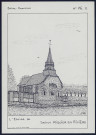 Saint-Riquier en Rivière (Seine-Maritime) : l'église - (Reproduction interdite sans autorisation - © Claude Piette)