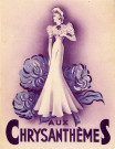 Amiens. Carte publicitaire illustrée du magasin Aux Chrysanthèmes