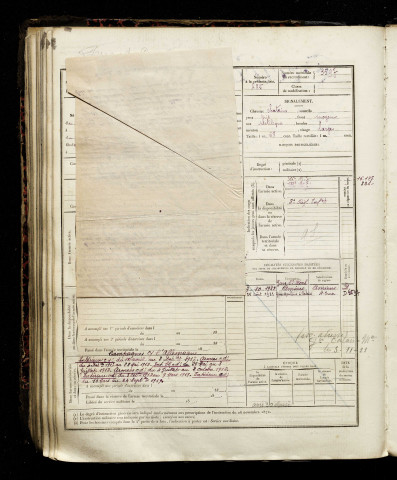 Ferrand, Paul Valentin, né le 12 février 1898 à Valenciennes (Nord), classe 1918, matricule n° 3597, Bureau de recrutement d'Amiens