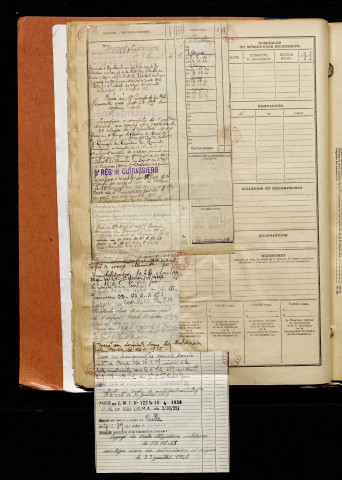 Nobécourt, Victor Eugène, né le 10 décembre 1892 à Mesnil-Bruntel (Somme), classe 1912, matricule n° 531, Bureau de recrutement de Péronne