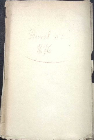 Etude de Me Jean Duval à Amiens (étude n°8). Minutes de l'année 1676