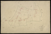 Plan du cadastre napoléonien - Saint-Blimont (Saint Blimont) : Offeux, B2 (partie de B1 développée)