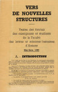 Vers de nouvelles structures. Textes des travaux des enseignants et étudiants de la Faculté des lettres et sciences humaines d'Amiens, mai-juin 1968