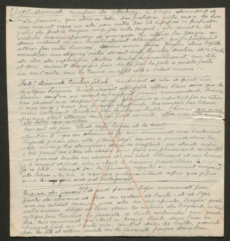 Témoignage de Anonyme 22 et correspondance avec Jacques Péricard