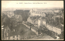 Brest : vue de la caserne Fautras, l'école des mécaniciens et la mairie. Hôpital militaire des mécaniciens