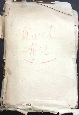 Etude de Me Jean Duval à Amiens (étude n°8). Minutes de l'année 1682
