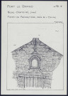 Port-le-Grand : niche oratoire, pignon du presbytère - (Reproduction interdite sans autorisation - © Claude Piette)