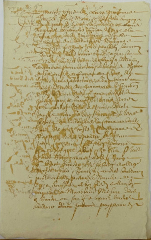 Etude de Me Charles Louvet à Ault. Minutes de l'année 1656