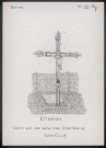Citernes : croix sur sépulture, cimetière de Yonville - (Reproduction interdite sans autorisation - © Claude Piette)