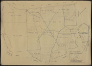 Plan du cadastre rénové - Bouillancourt-en-Séry : section E1