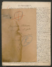 Témoignage de Clédina, Raphaël (Observateur) et correspondance avec Jacques Péricard