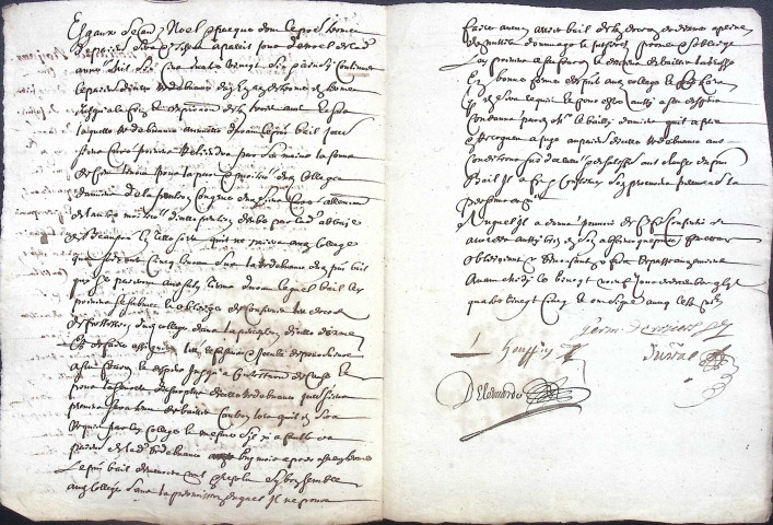 Etude de Me Jean Duval à Amiens (étude n°8). Minutes de l'année 1685