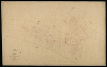 Plan du cadastre napoléonien - Flers : Village (Le), développement d'une partie de la section B1