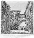 Escalier dans une maison de la rue des Orfèvres N°32 (1828)