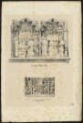 Bas-Reliefs de l'intérieur du Choeur. Vie de Saint-Firmin. Cathédrale d'Amiens. Sculpture en ivoire représentant une exécution d'Albigeois tiré du cabinet de M. Ledieu (Picardie)