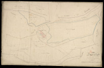 Plan du cadastre napoléonien - Moyencourt-Les-Poix (Moyencourt) : Mennesvillers, E
