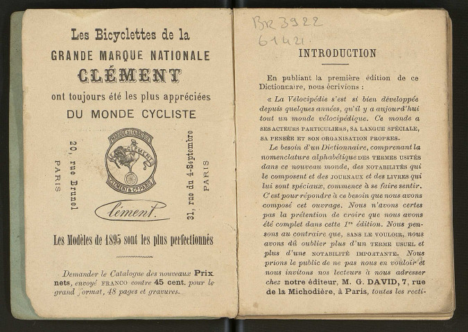 Dictionnaire vélocipédique illustré