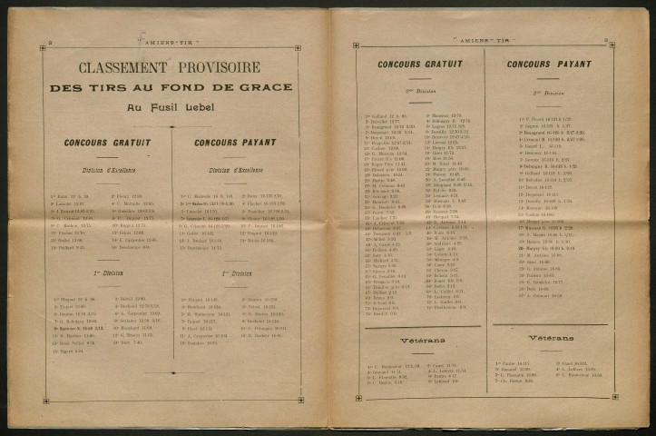 Amiens-tir, organe officiel de l'amicale des anciens sous-officiers, caporaux et soldats d'Amiens, numéro 7 (juillet 1924)