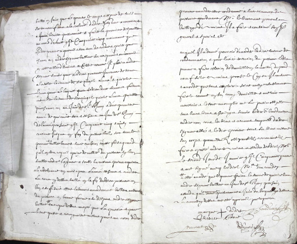 Etude de Me Antoine Ricard à Amiens (étude n°25). Minutes de l'année 1654