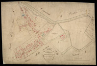 Plan du cadastre napoléonien - Aubigny : Chef-lieu (Le), A et B développées