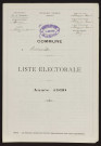 Liste électorale : Hédauville