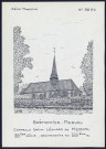 Brémontier-Merval (Seine-Maritime) : chapelle Saint-Léonard de Merval - (Reproduction interdite sans autorisation - © Claude Piette)
