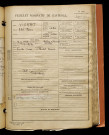 Vicart, Abel Pierre, né le 17 avril 1892 à Belloy-sur-Somme (Somme), classe 1912, matricule n° 1234, Bureau de recrutement d'Amiens