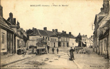 Rollot (Somme). Place du marché