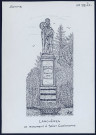Lanchères : monument Saint-Christophe - (Reproduction interdite sans autorisation - © Claude Piette)