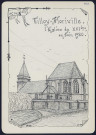 Tilloy-Floriville : l'église du XVIe en juin 1980 - (Reproduction interdite sans autorisation - © Claude Piette)