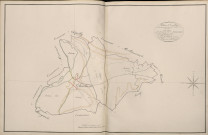 Plan du cadastre napoléonien - Atlas cantonal - Etinehem : tableau d'assemblage