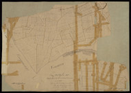 Plan du cadastre napoléonien - Quiry-le-Sec : Chemins d'Ainval et de Rocquencourt (Les), B