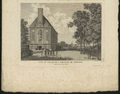 Vue du palais de Larquebuse de Soissons. Bâtit sous Louis XIV