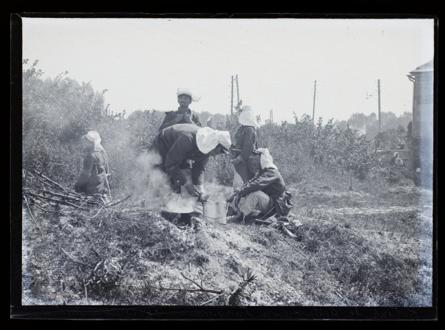 retour de Sissonne à Longueau - mai 1905 - 8e chasseurs à pied
