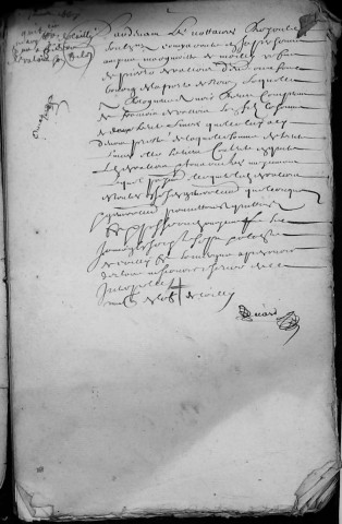 Etude de Me Antoine Ricard à Amiens (étude n°25). Minutes de l'année 1667