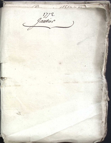 Etude de Me Nicolas Beaudelocque à Amiens (étude n°16). Minutes de l'année 1772