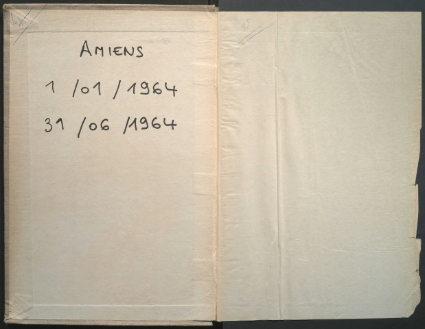 Table des successions et absences du bureau d'Amiens