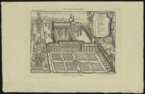 Monasticum gallicanum. Ancien diocèse de Noyon. Anc. prov. de Reims. Abbaye de Saint-Eloi de Noyon (Oise) 1677
