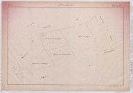 Plan du cadastre rénové - Hattencourt : section ZE