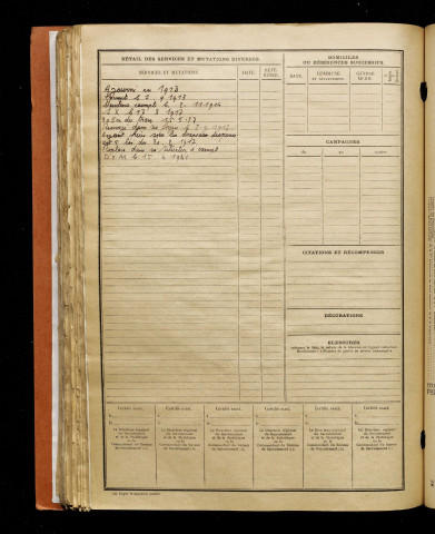 Desmarest, Gabriel Georges, né le 21 mai 1892 à Beaucamps-le-Jeune (Somme), classe 1912, matricule n° 684, Bureau de recrutement d'Amiens