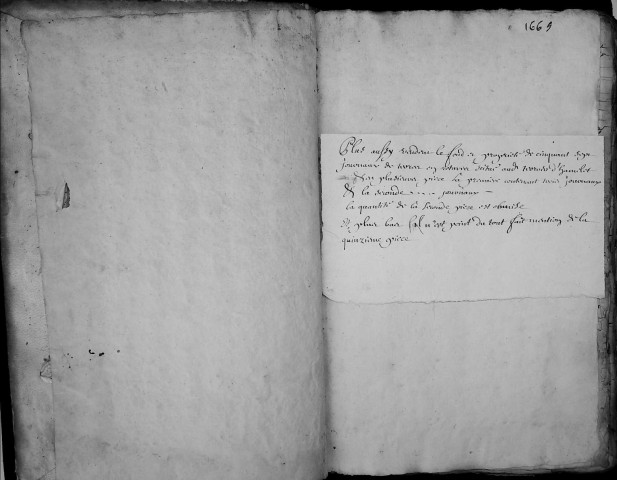 Etude de Me Pierre Trencart à Amiens (étude n°9). Minutes de l'année 1665
