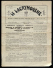 LE LACRYMOGENE. FONDE AUX TRANCHEES DE CHAMPAGNE EN 1916. ORGANE HILARANT DU 54E D'INFANTERIE. BULLETIN TRIMESTRIEL DE L'AMICAL DES ANCIENS COMBATTANTS DU 54E RI 254E RI ET 13E TAL
